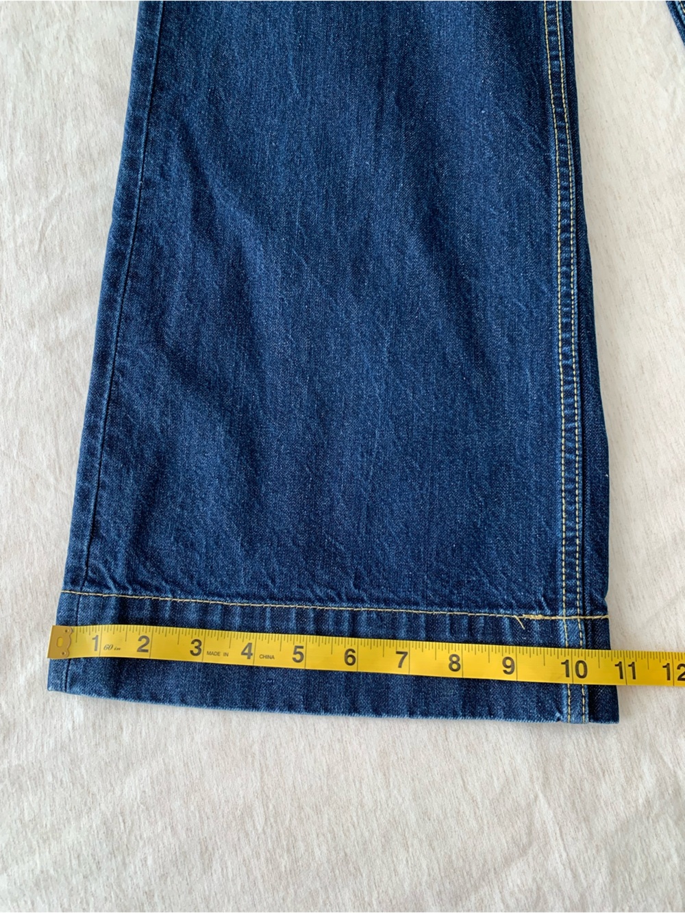 Moussy Azul Jeans High-Rise Wide Leg women’s  Jeans - Dark blue size M - Picture 8 of 10
